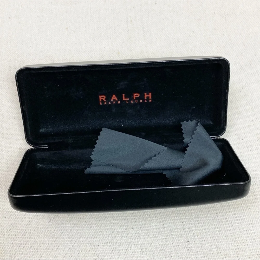 Ralph Lauren hard glasses case w cloth